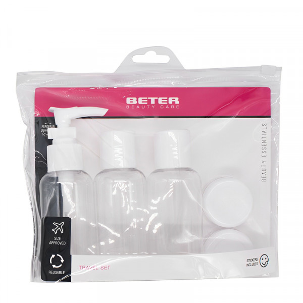Beter Travel Set Beauty Essential Clear Colour 3 Bottles