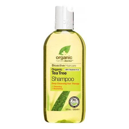 Dr. Organic Tea Tree Shampoo Deep Cleansing Hair Therapy For Oily Hair 265ml