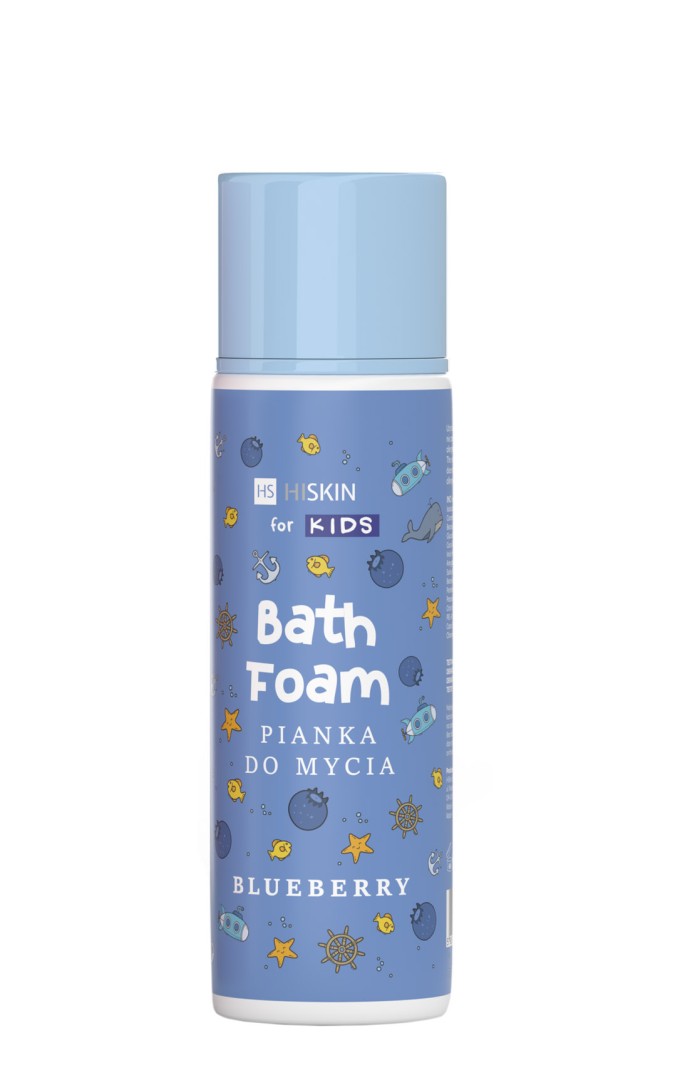 Hi Hiskin Kids Bath Foam Spray Blueberry 250Ml