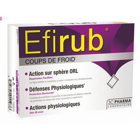 3Chenes Efirub Sachets Support Of The Upper Respiratory & Immune System 8 Sachets