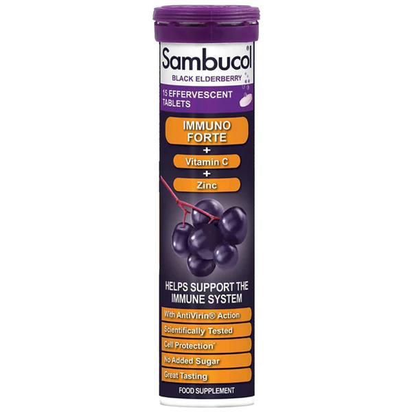 Sambucol Black Elderberry Effervescent Tablets