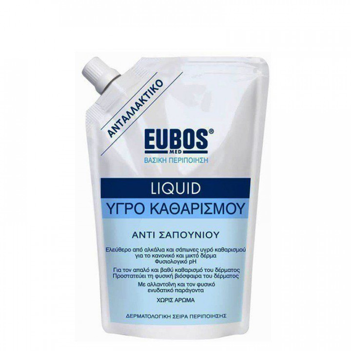Eubos Liquid body wash ing Emulsion Blue Refil Pack 400Ml
