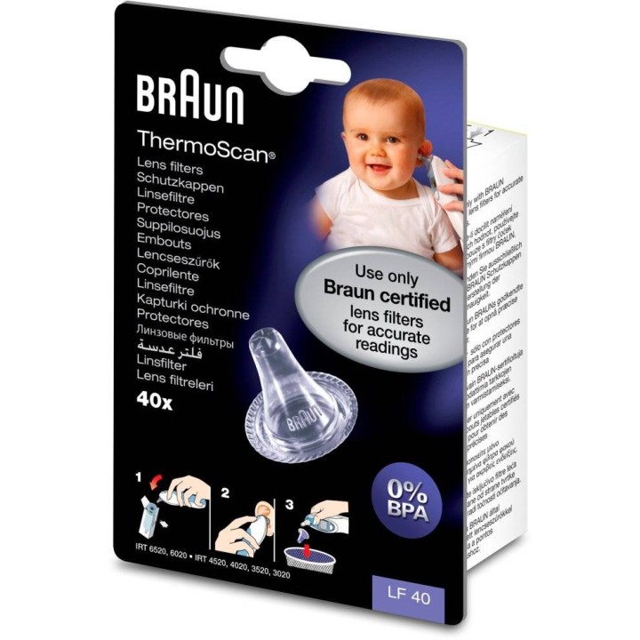 Braun Thermoscan Lens Filters For Ear Thermometer