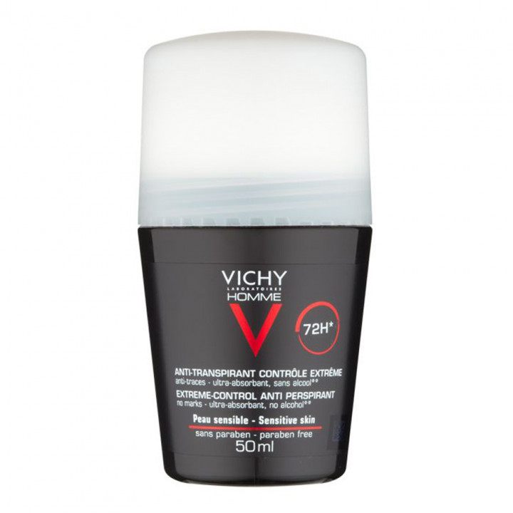Vichy Homme Extreme Control 72Hour AntiPerspirant Deodorant 50ml