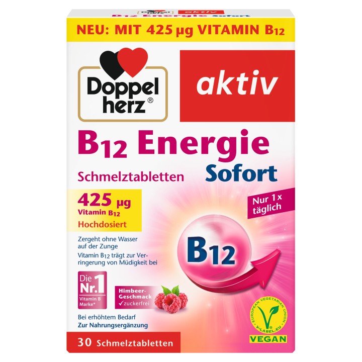 Doppel Herz Aktiv B12 Energy, Tablets, 30