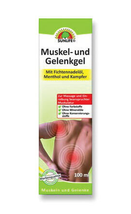 Sunlife Muscle And Joint Gel 100 ml