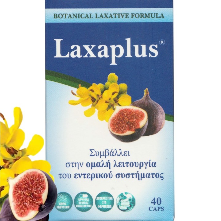 Laxaplus Botanical Laxative Capsules 40 Caps