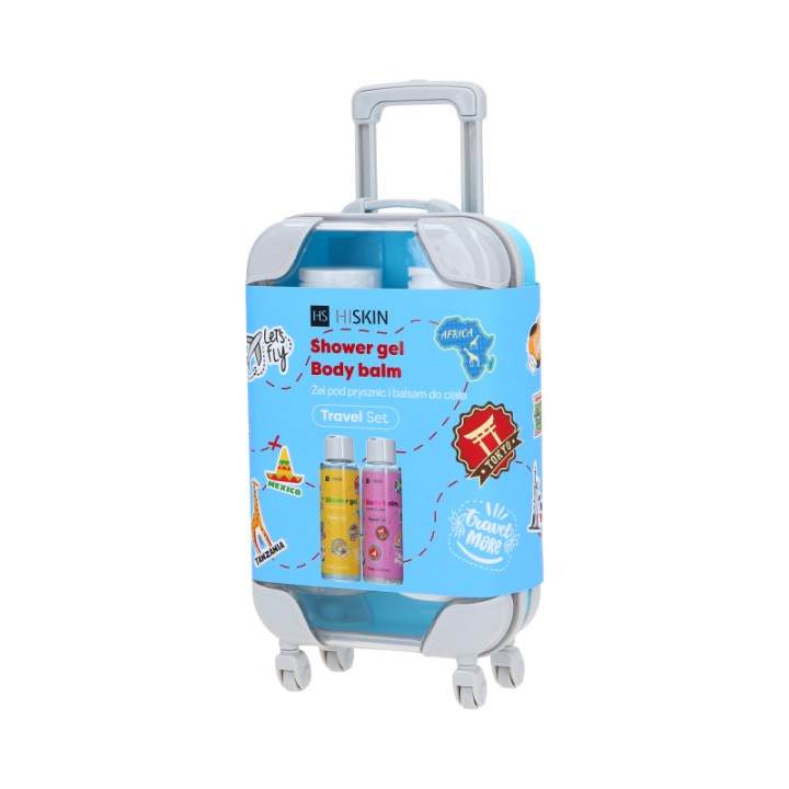 Hiskin Travel Set – Shower Gel & Body Balm Patches