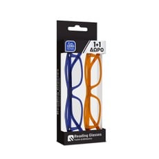 Eyelead 1+1 Free Reading glasses (blue & honey) +2.00