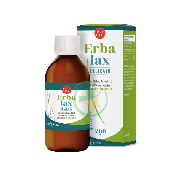 Erbalax Laxative Delicato ( Erba Vita ), Syrup, 200ml