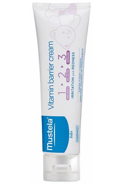 Mustela Vitamin Barrier 1 2 3 Cream Care 100Ml
