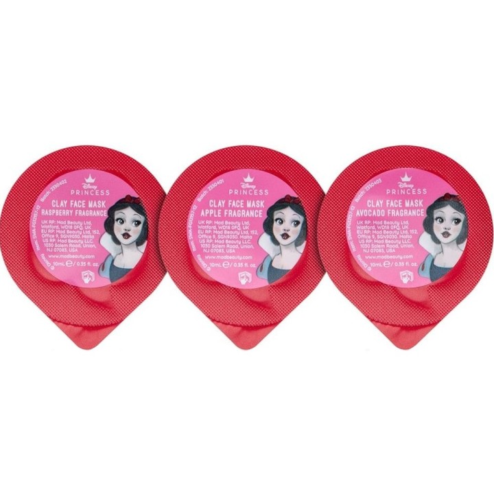 Mad Beauty Disney Snow White - Clay Mask Trio