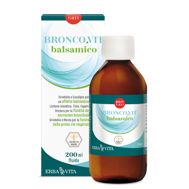 Erba Vita Broncovit Balsamic Syrup 200Ml