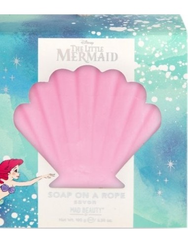 Mad Beauty Little Mermaid Shell Soap On A Rope 180G