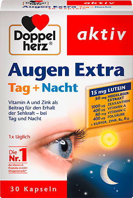 Doppelherz Augen Extra Eyes Day & Night Supplement 30 Capsules