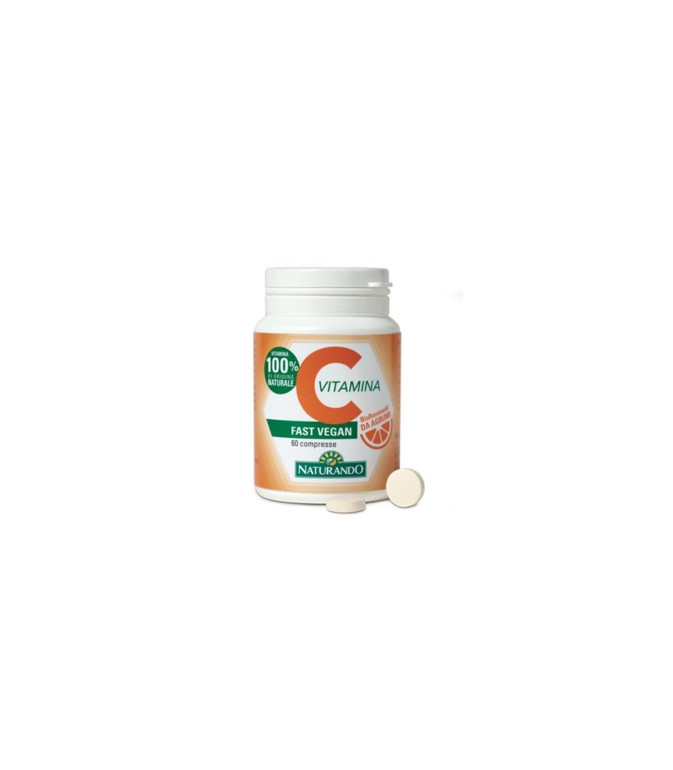 Naturando Vitamins  Vitamin C Fast Vegan Supplement, Tablets, 60