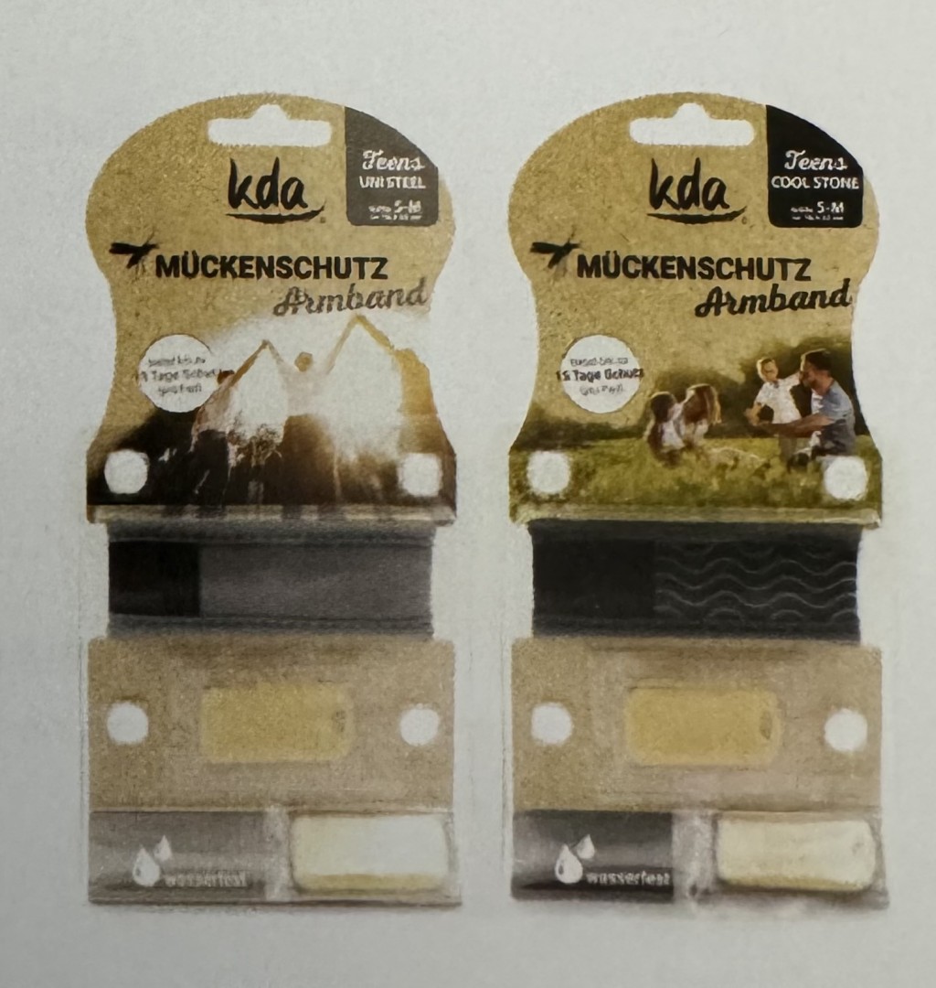Kda Antimosq Mosquito Repellent Wristband Uni Steel