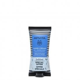 Apivita Hand Cream Dry - Chapped Hands Hypericum Beeswax 2X50Ml