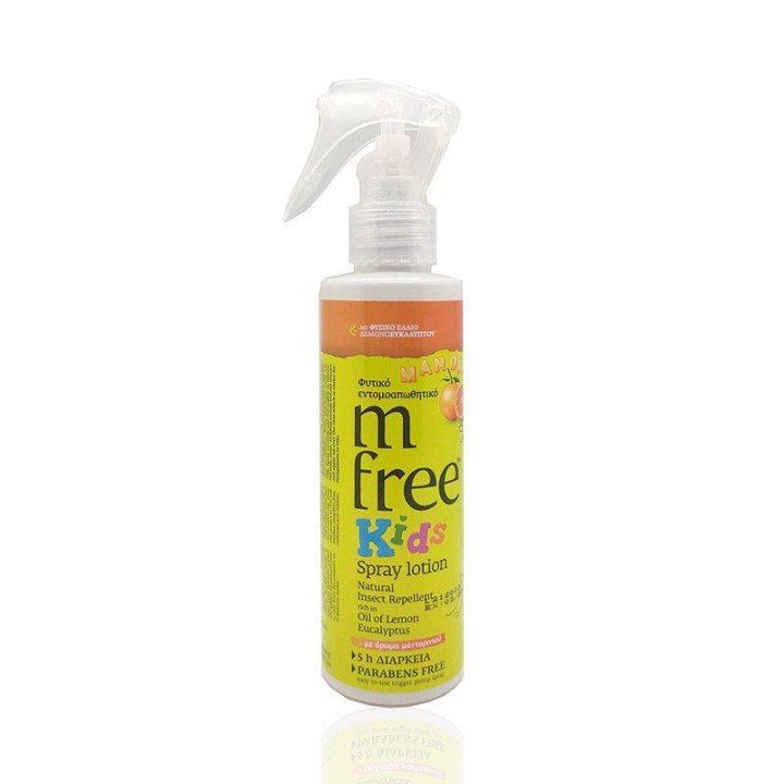 Benefit Hellas M Free Natural Insect Repellent Kids Spray Lotion Mandarin 125ml
