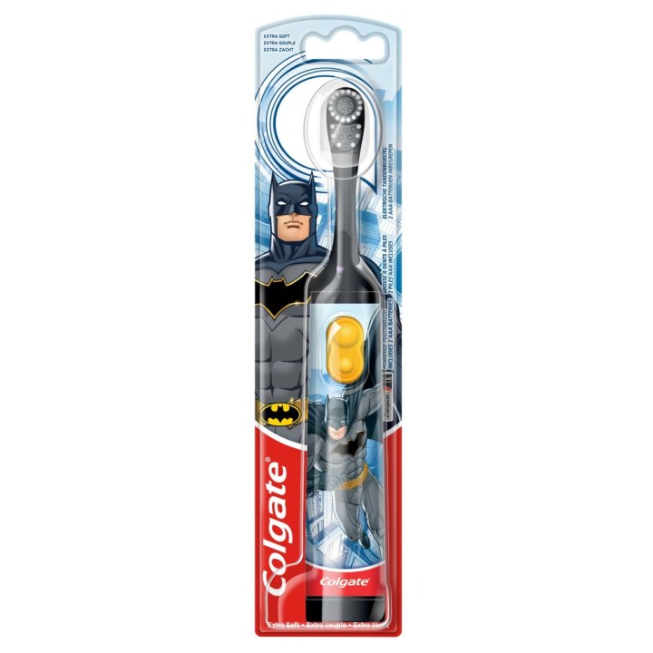 Colgate Kids Batman Extra Soft Battery Toothbrush 3+ Years Old