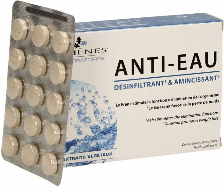 3Chenes Anti-Eau Anti-Water Ash-based food supplement 30 Tablets