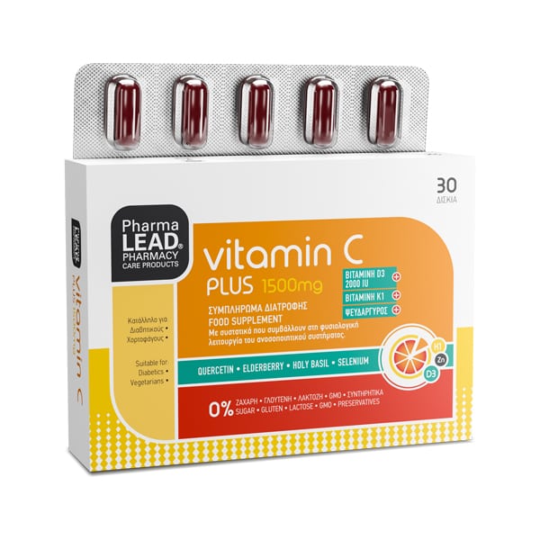 Pharmalead Vitamin-C Plus &Vitamin-D3 1500Mg+2000Iu 30-Tablets