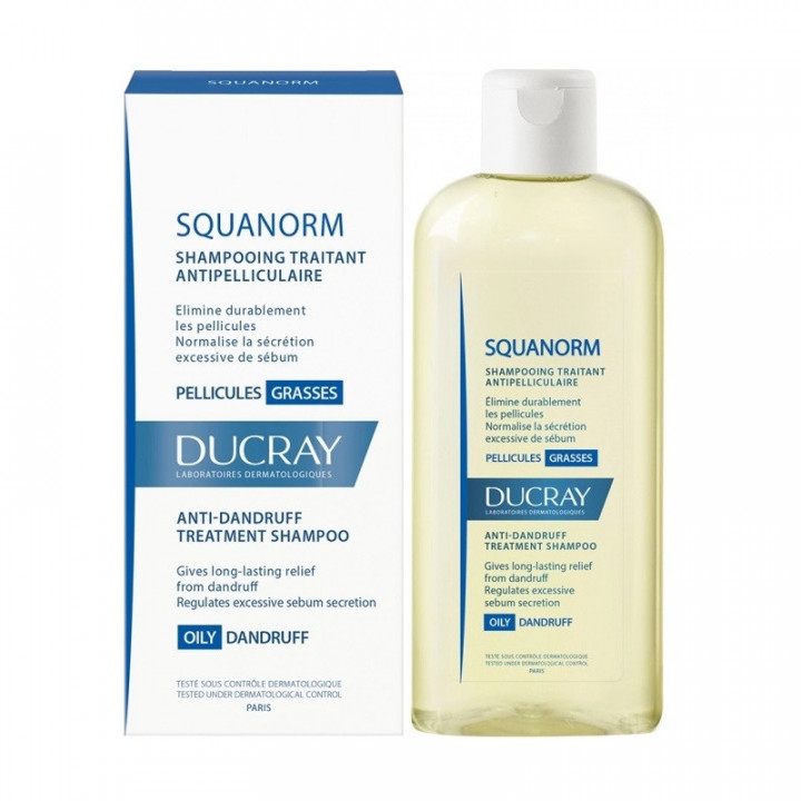 Ducray Squanorm Oily Anti Dandruff Shampoo 200ml