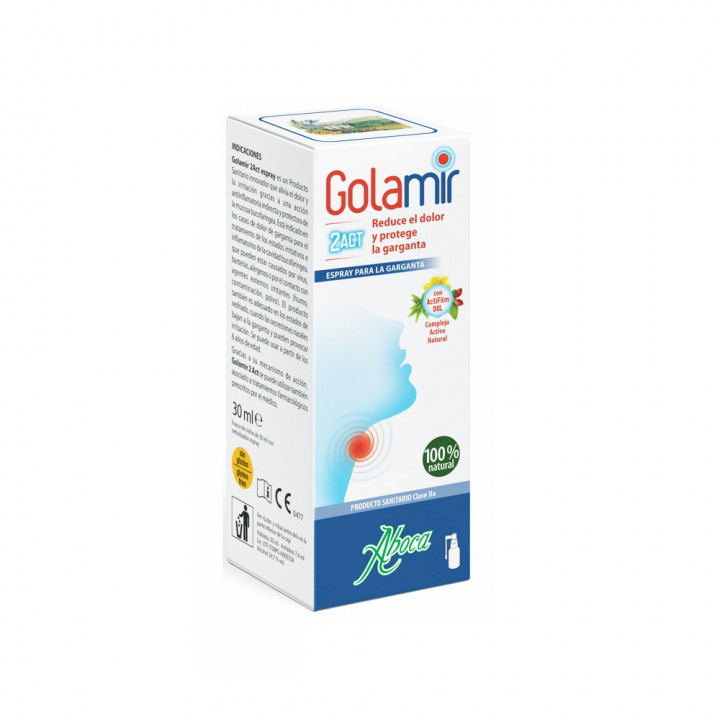 Aboca Golamir 2Act Spray For Sore Throat 30Ml