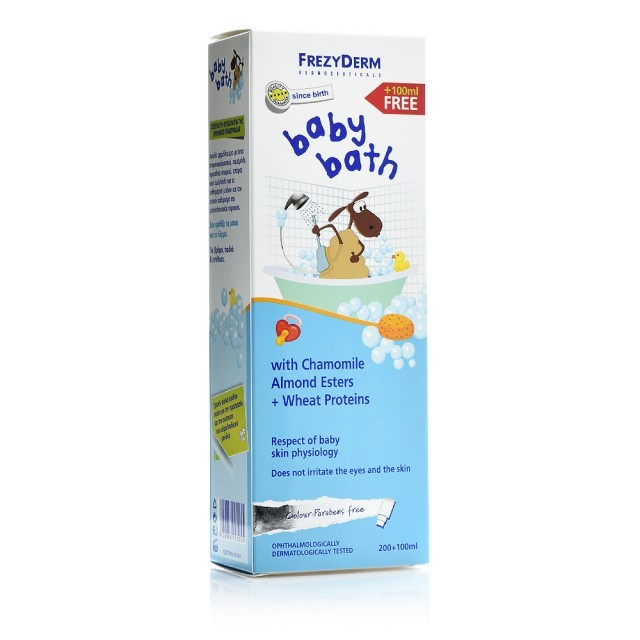 Frezyderm Baby Bath Baby Shower Gel without Pigments & Parabens 300ml
