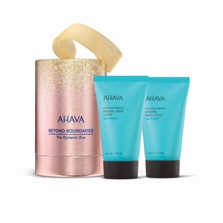 Ahava Beyond Boundaries The Dynamic Duo Set 24 Sea Kised Hand Cream 40Ml + Body Lotion 40Ml