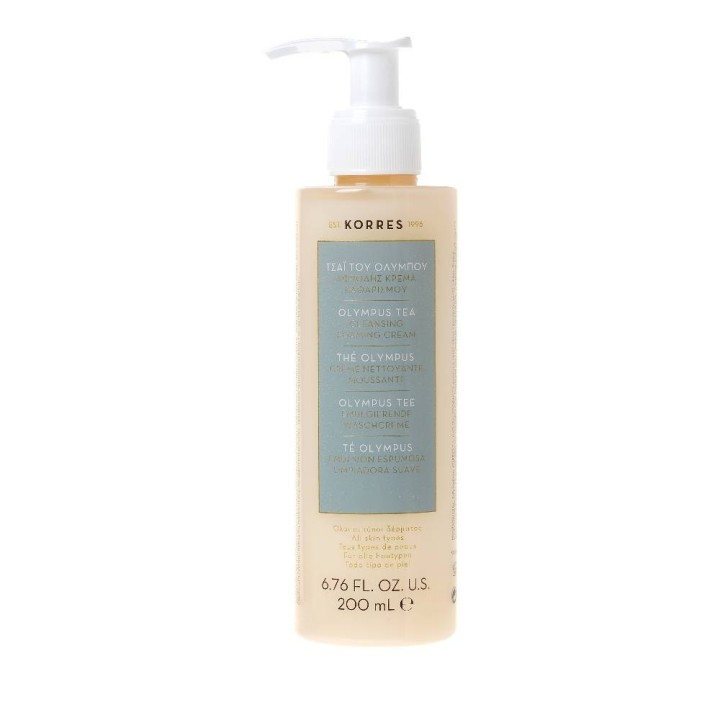 Korres Olympus Tea Cleansing Foaming Cream Care For All Skin Types 200Ml
