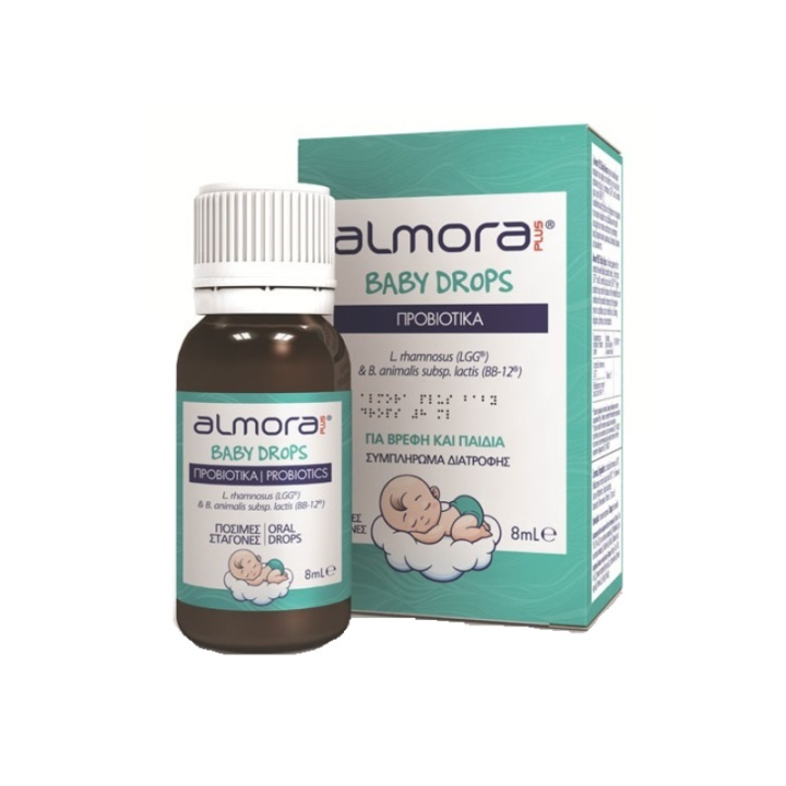 Almora Plus Probiotics Baby Oral, Drops, 8Ml