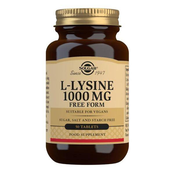 Solgar L-Lysine 1000Mg Skin & Tissue Support 50Tablets