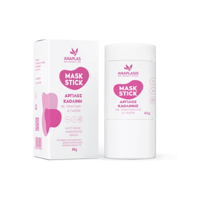 Anaplasis Face Mask In A Stick With Kaolin Clay, Rose Jasmin 40G