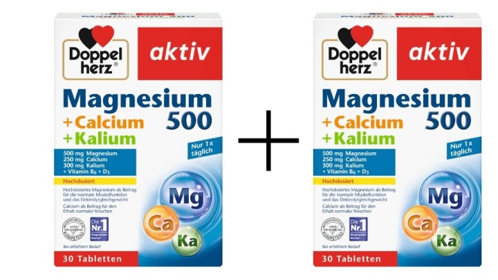 Doppelherz 1+1 Magnesium 500 + Calcium + Kalium