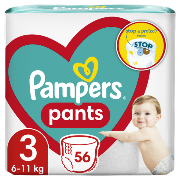 Pampers Baby S3, Pants, 56 x 6-11kg