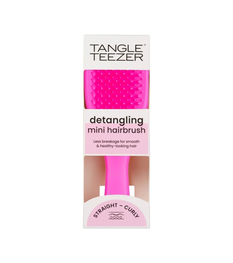 Tan Teezer The Mini Wet Detangler Lilac Hair Brush
