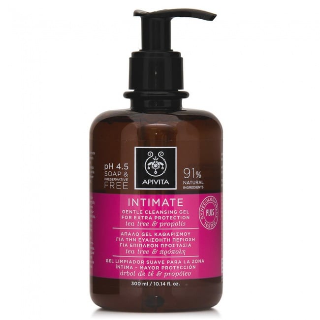 Apivita Intimate Gentle Cleansing Gel for Extra Protection 300ml