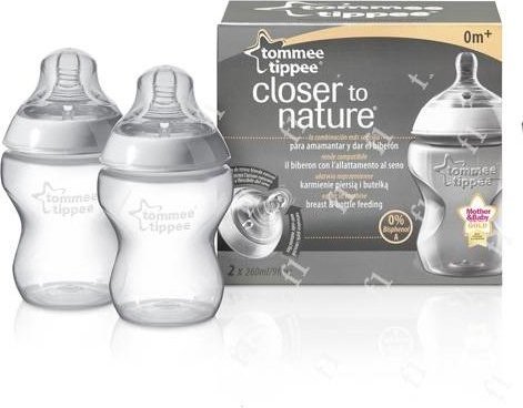 Tommee Tippee PP Baby Bottle 0M+ 2 x 260ml