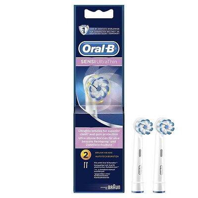 Oral-B Sensi Ultra Thin Replacement Brush Heads Toothbrush 2Pieces