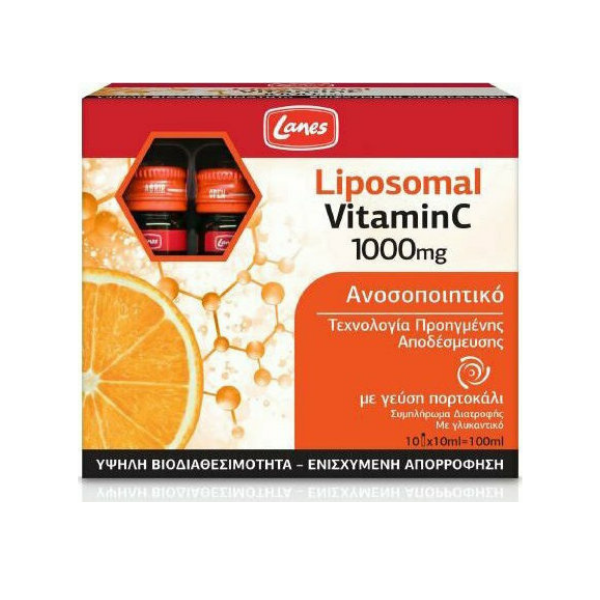 Lanes Liposomal Vitamin C 1000Mg 10Ampules*10ml