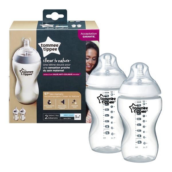 Tommee Tippee Baby Bottle 2 x 340ml
