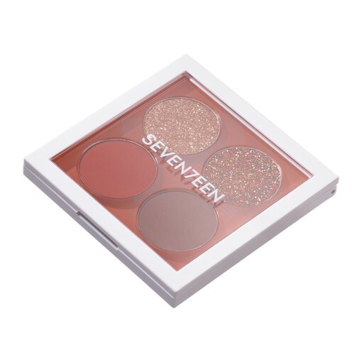 Seventeen Vibrant Eyes Quad Palette 06 Warm Sunset