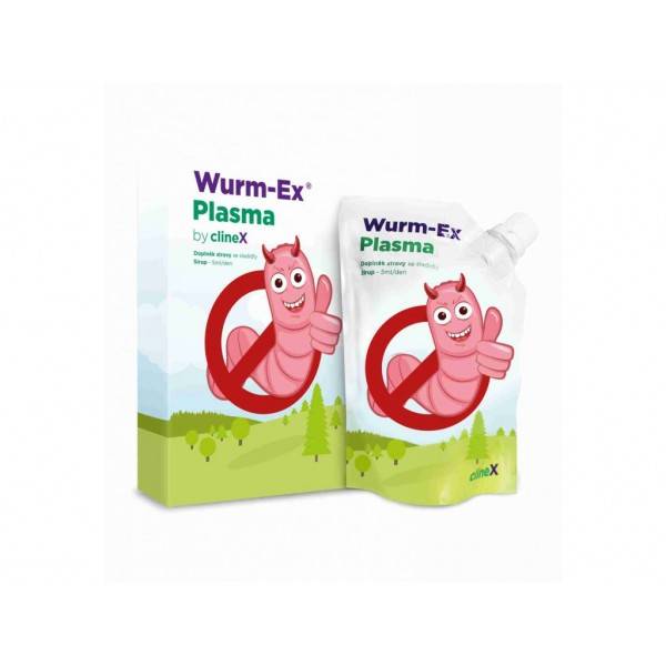 Clinex Wurm Ex Plasma Syrup Against Parasites in Human Body 100ml