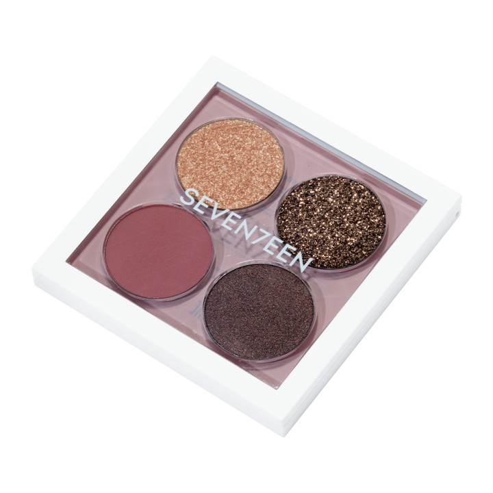 Seventeen Vibrant Eyes Quad Palette 07 Nude Poetry 6.4G