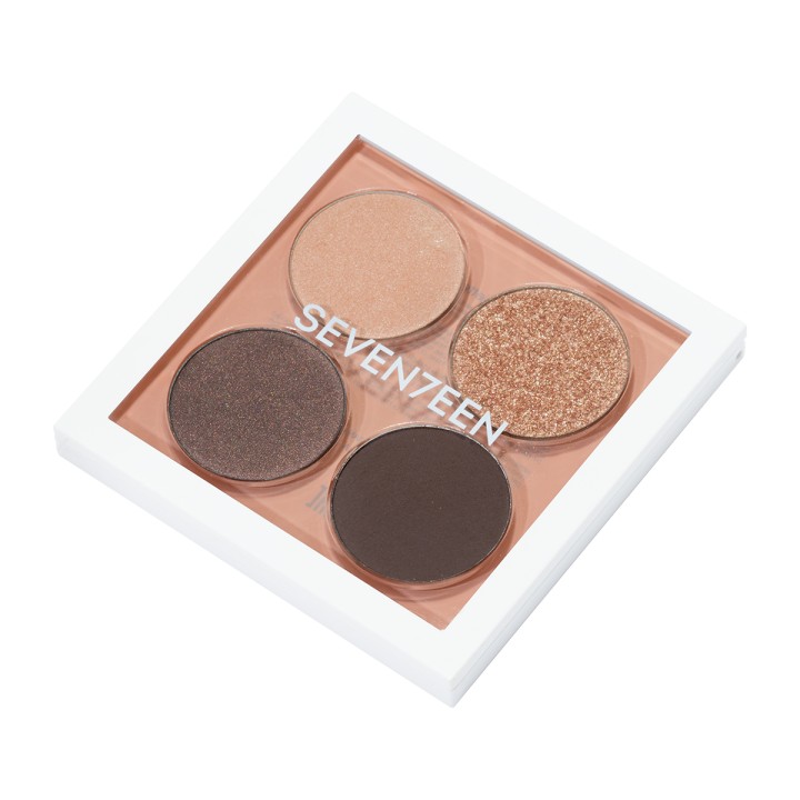 Seventeen Vibrant Eyes Quad Palette 08 Grey Secret 7.3G
