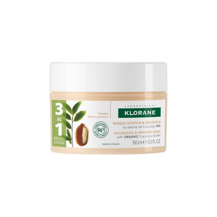 Klorane 3In1 Hair Mask With Organic Cupuacu Butter 150ml