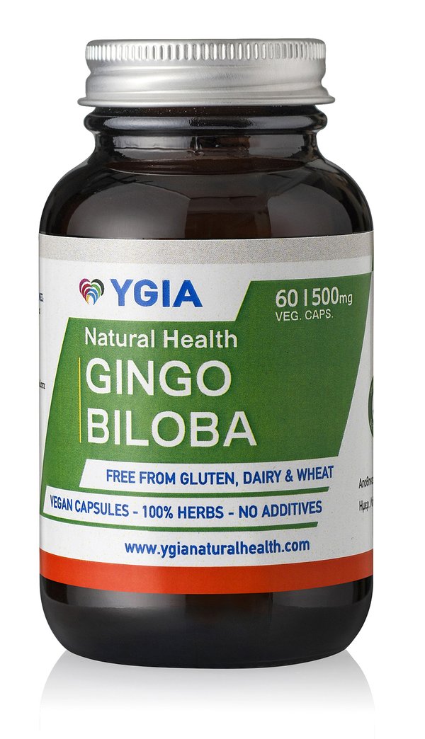 Ygia Gingo Biloba 500Mg 60 Capsules