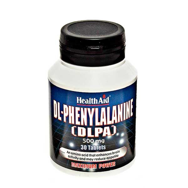Health Aid Dl-Phenylalanine (Dlpa) 500Mg 30 Tablets