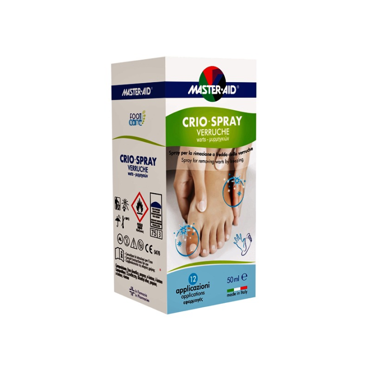 MASTER AID Crioline Warts Removing Freezing Spray 50ml